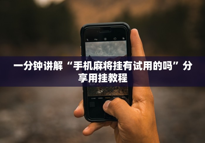 一分钟讲解“手机麻将挂有试用的吗”分享用挂教程