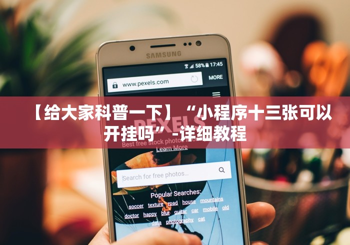 【给大家科普一下】“小程序十三张可以开挂吗”-详细教程