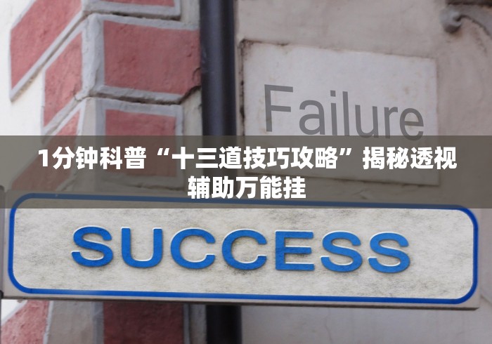 1分钟科普“十三道技巧攻略”揭秘透视辅助万能挂 1分钟科普“十三道技巧攻略”揭秘透视辅助万能挂