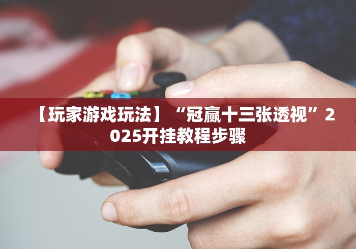 【玩家游戏玩法】“冠赢十三张透视”2025开挂教程步骤