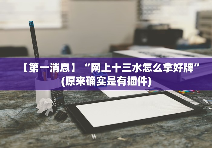 【第一消息】“网上十三水怎么拿好牌”(原来确实是有插件)