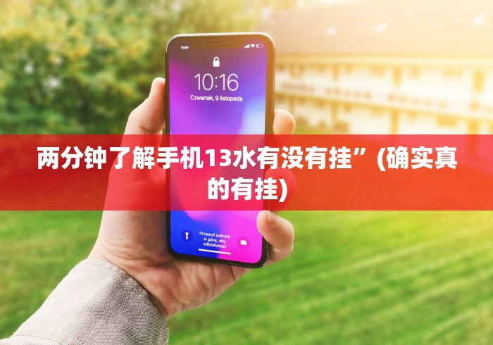两分钟了解手机13水有没有挂”(确实真的有挂)