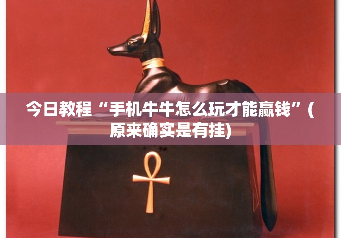 今日教程“手机牛牛怎么玩才能赢钱”(原来确实是有挂)