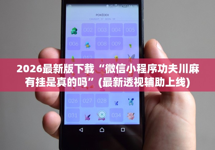 2026最新版下载“微信小程序功夫川麻有挂是真的吗”(最新透视辅助上线)