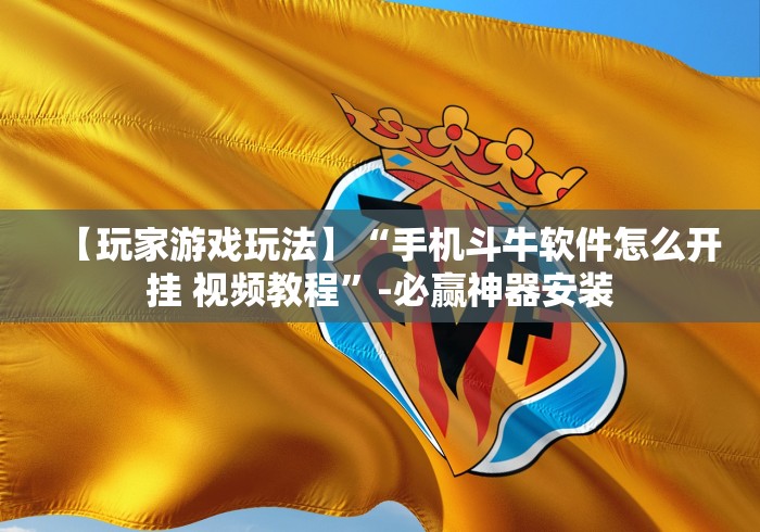 【玩家游戏玩法】“手机斗牛软件怎么开挂 视频教程”-必赢神器安装