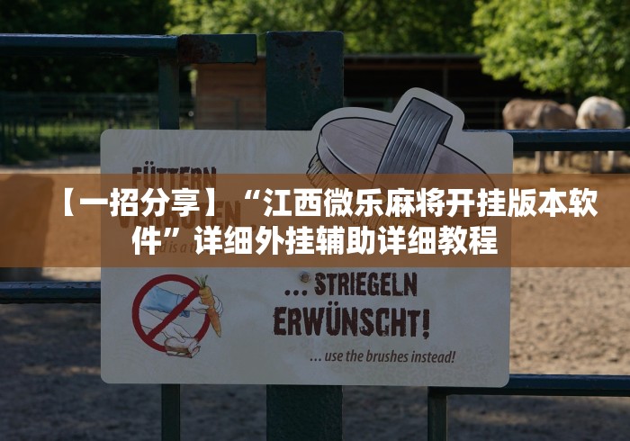 【一招分享】“江西微乐麻将开挂版本软件”详细外挂辅助详细教程