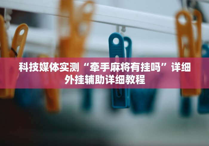 科技媒体实测“牵手麻将有挂吗”详细外挂辅助详细教程