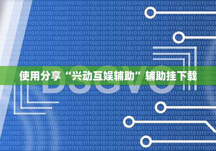 使用分享“兴动互娱辅助”辅助挂下载