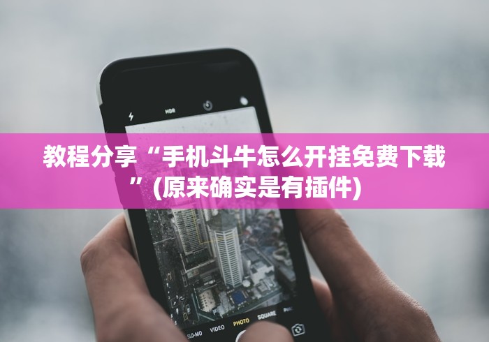 教程分享“手机斗牛怎么开挂免费下载	”(原来确实是有插件)