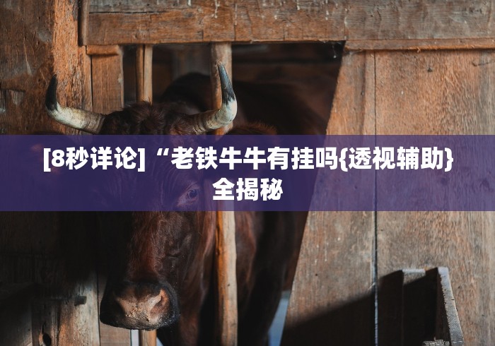 [8秒详论]“老铁牛牛有挂吗{透视辅助}全揭秘