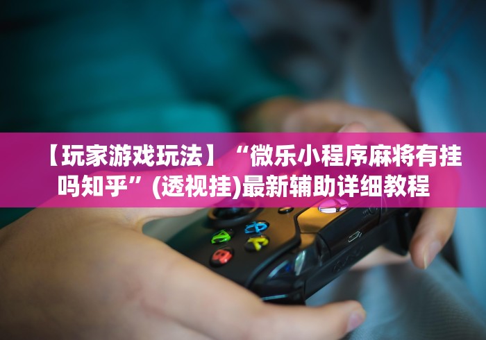 【玩家游戏玩法】“微乐小程序麻将有挂吗知乎”(透视挂)最新辅助详细教程