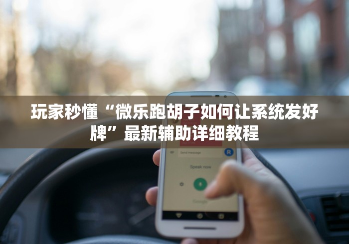 玩家秒懂“微乐跑胡子如何让系统发好牌”最新辅助详细教程