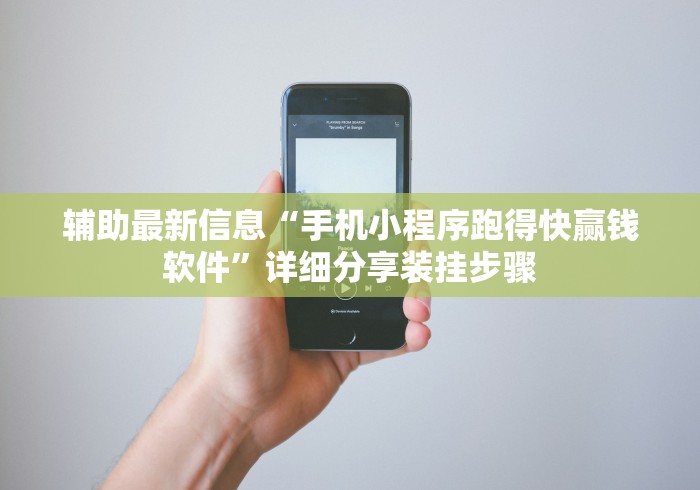 辅助最新信息“手机小程序跑得快赢钱软件”详细分享装挂步骤