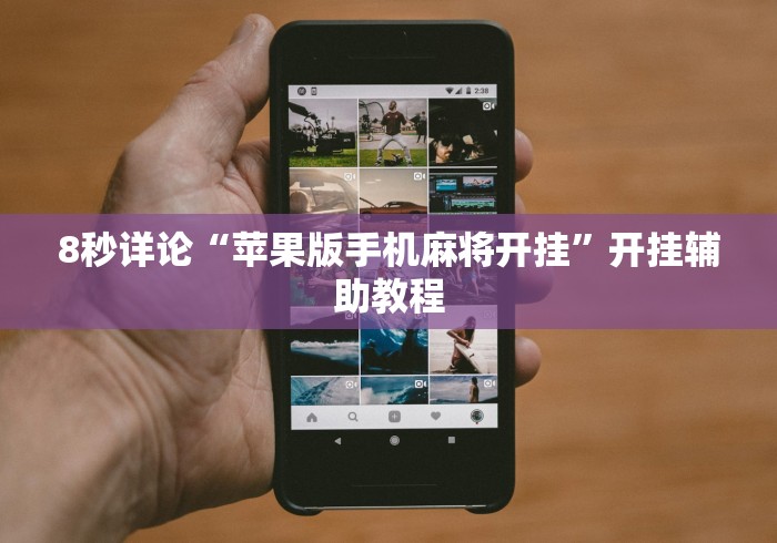 8秒详论“苹果版手机麻将开挂”开挂辅助教程