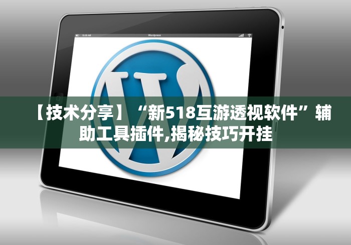 【技术分享】“新518互游透视软件”辅助工具插件,揭秘技巧开挂