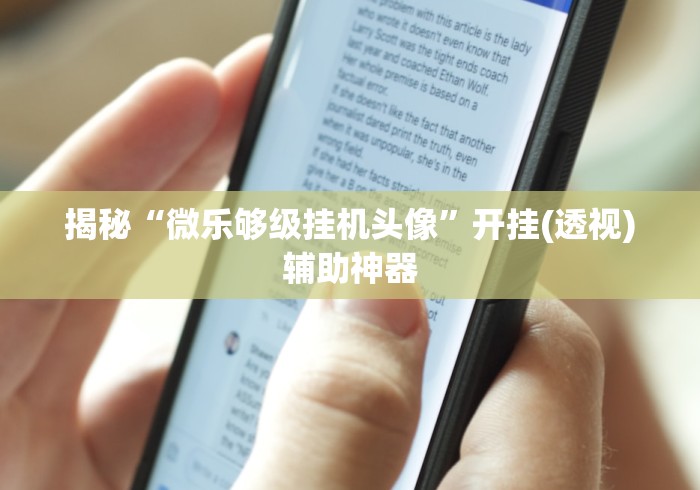 揭秘“微乐够级挂机头像”开挂(透视)辅助神器