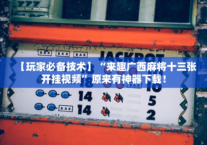 【玩家必备技术】“来趣广西麻将十三张开挂视频”原来有神器下载！