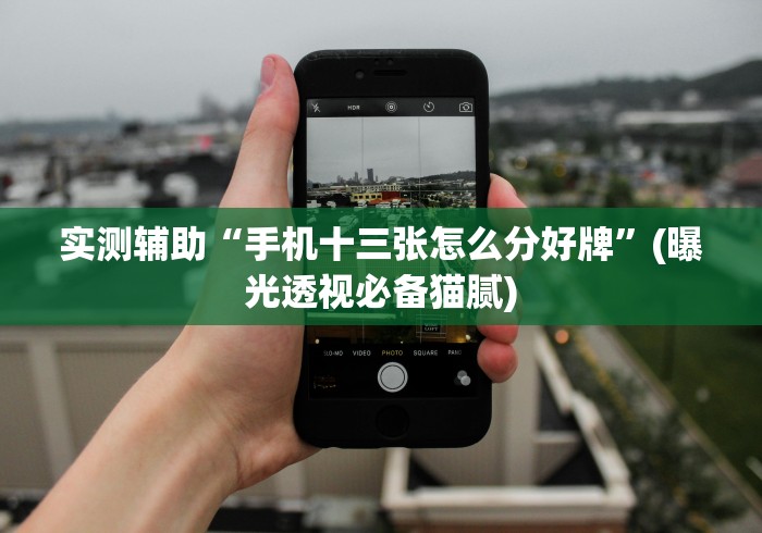 实测辅助“手机十三张怎么分好牌”(曝光透视必备猫腻)