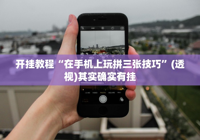 开挂教程“在手机上玩拼三张技巧”(透视)其实确实有挂